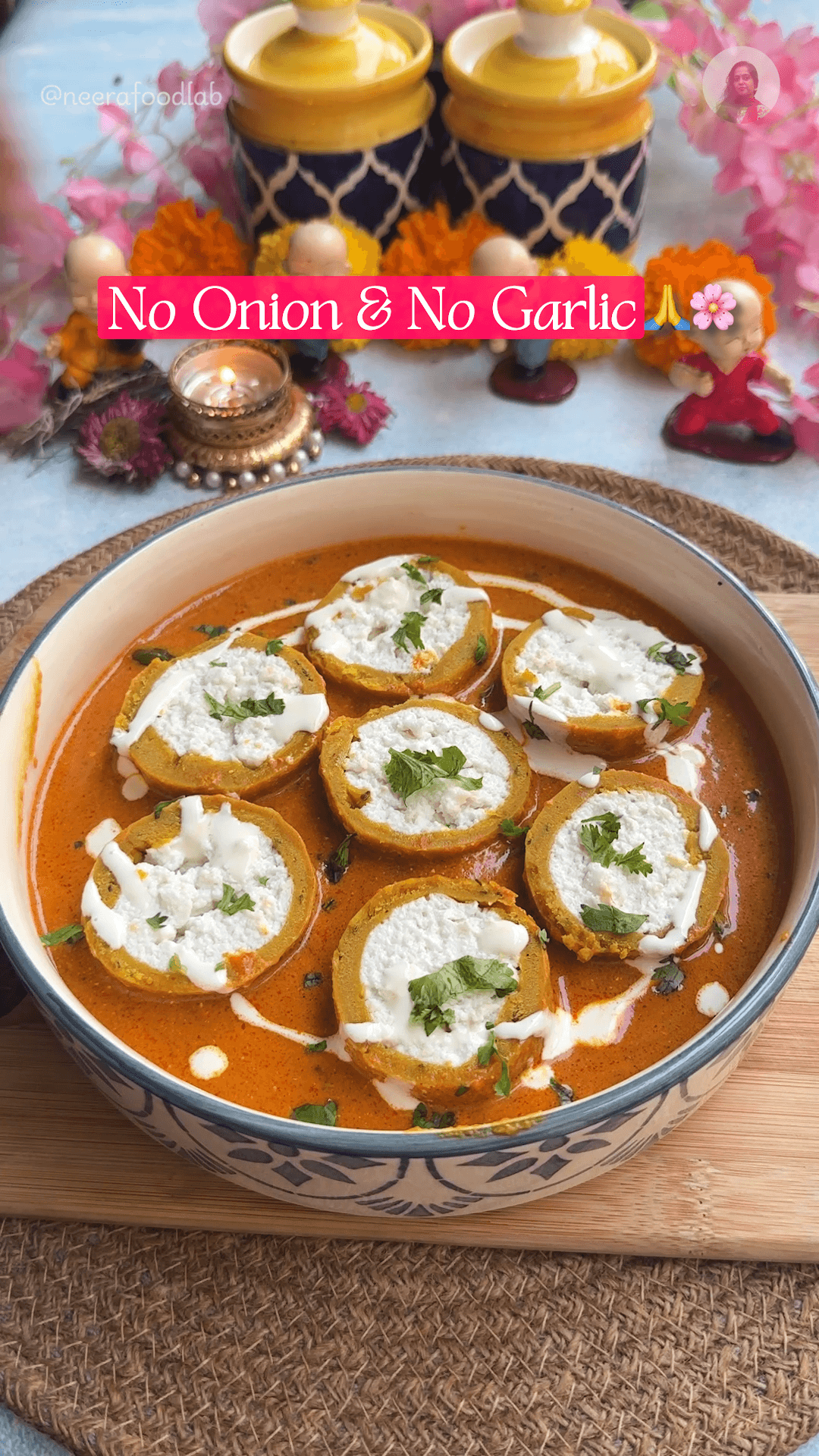 Paneer Stuffed Gatte ki Sabji
